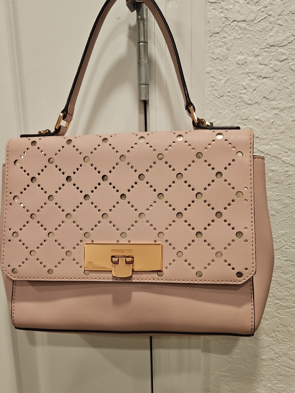 Michael Kors Violet Callie Satchel Bag Preowned